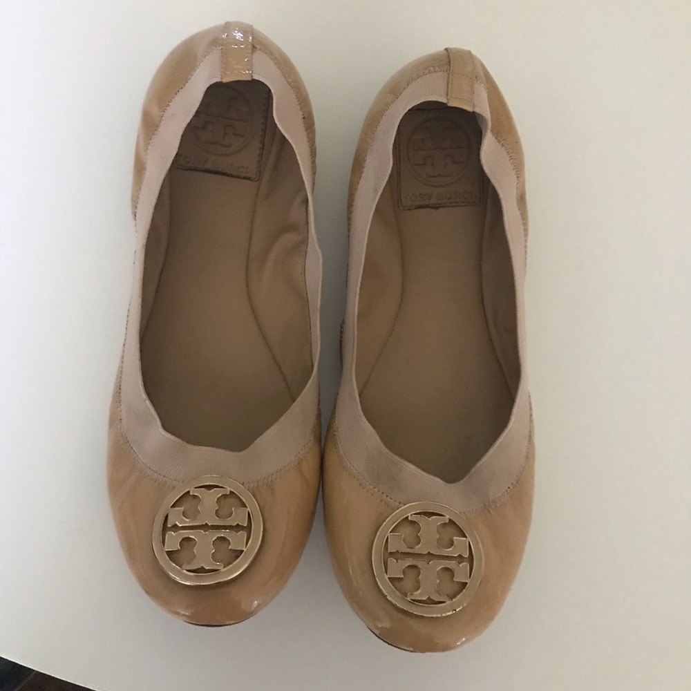 Tory Burch patent leather ballet flats 7.5